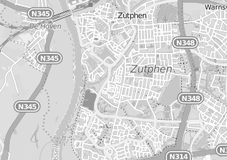 Kaartweergave van Tuinen in Zutphen
